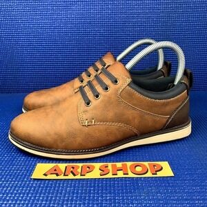 SONOMA JOHNNCOGNAC Kids-Boys Size 4M Brown Blue Casual Shoes 218421